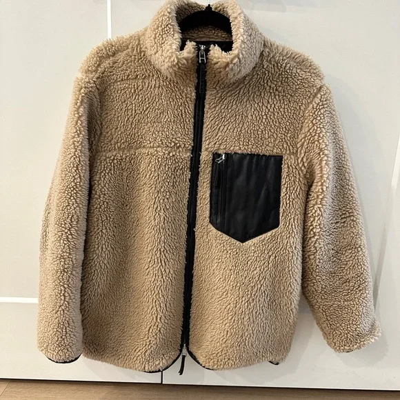 Anine Bing Ryder Sherpa Jacket - Picture 3 of 5